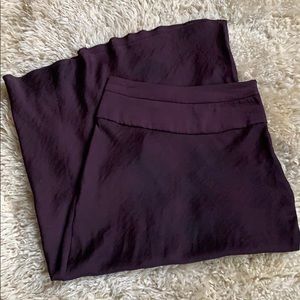 Purple Free People midi skirt